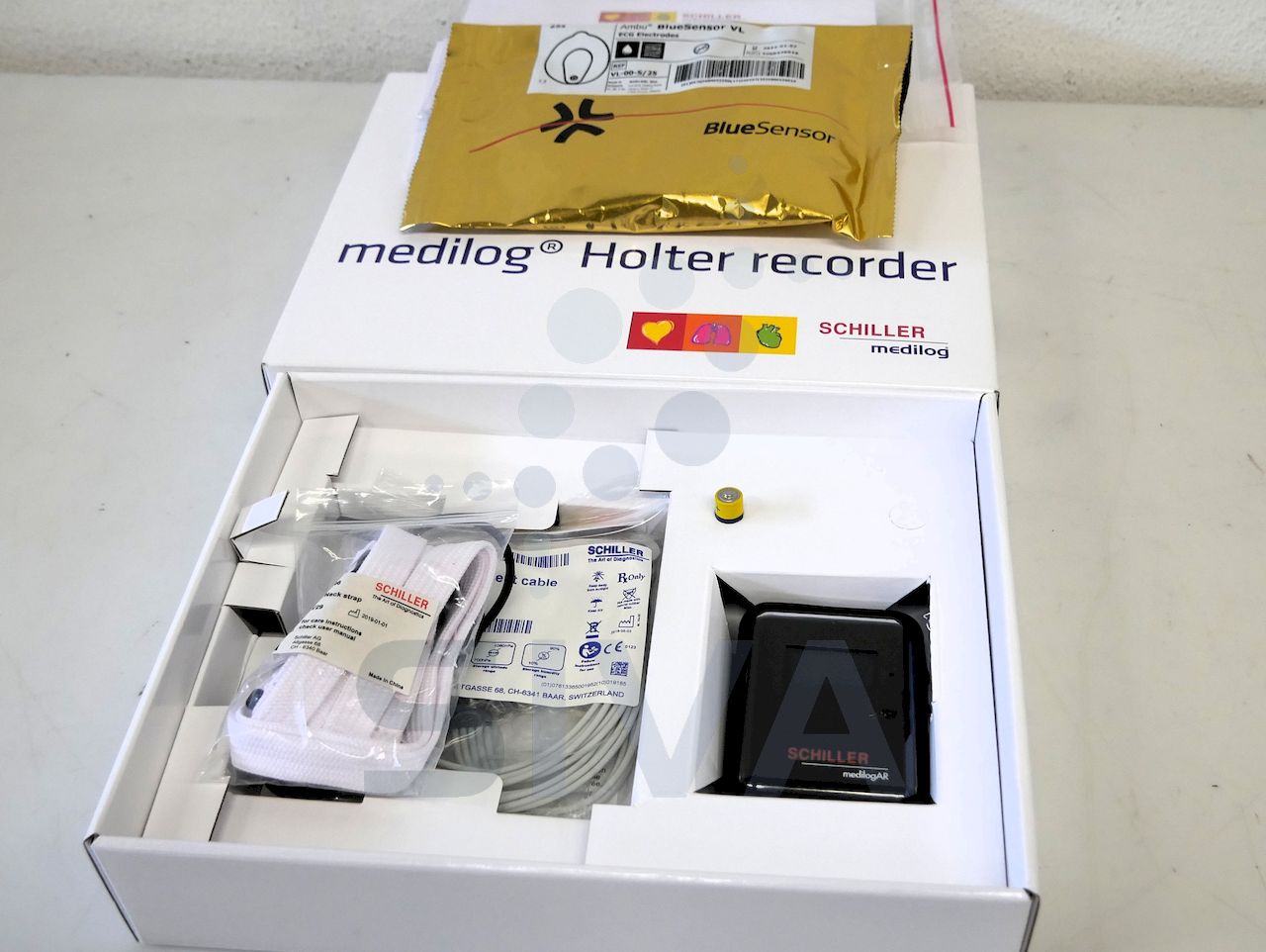 Schiller MedilogAR Holter Recorder Long-term ECG With Darwin2 Office ...